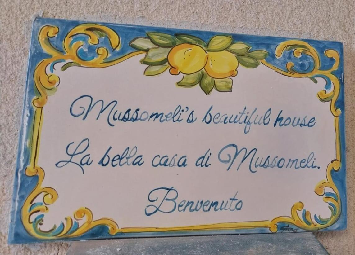 Apartamento Mussomeli'S Beautiful House Exterior foto